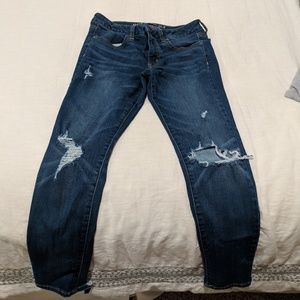 2 pairs american eagle jeans
